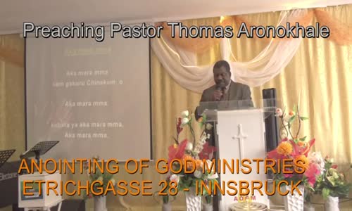 Preaching Pastor Thomas Aronokhale - AOGM The Holy Spirit Power Part 1.mp4