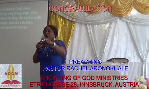 Congratulation 2 by Pastor Rachel Aronokhale  Anointing of God Ministries  September 2023.mp4