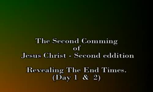 Apostle V Mahlaba the 2nd coming of the Lord Jesus